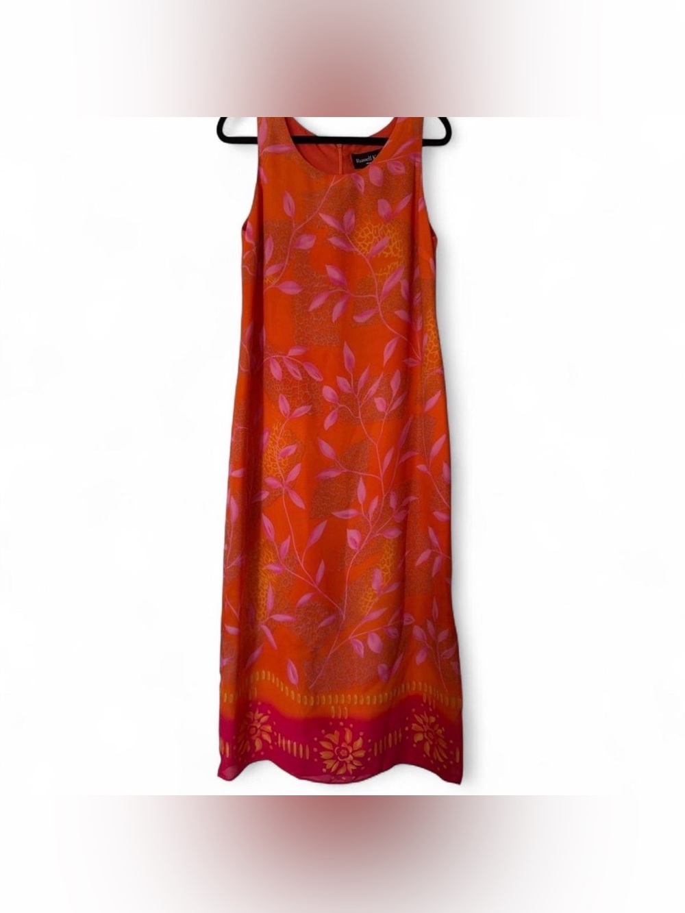 Vtg floral maxi dress